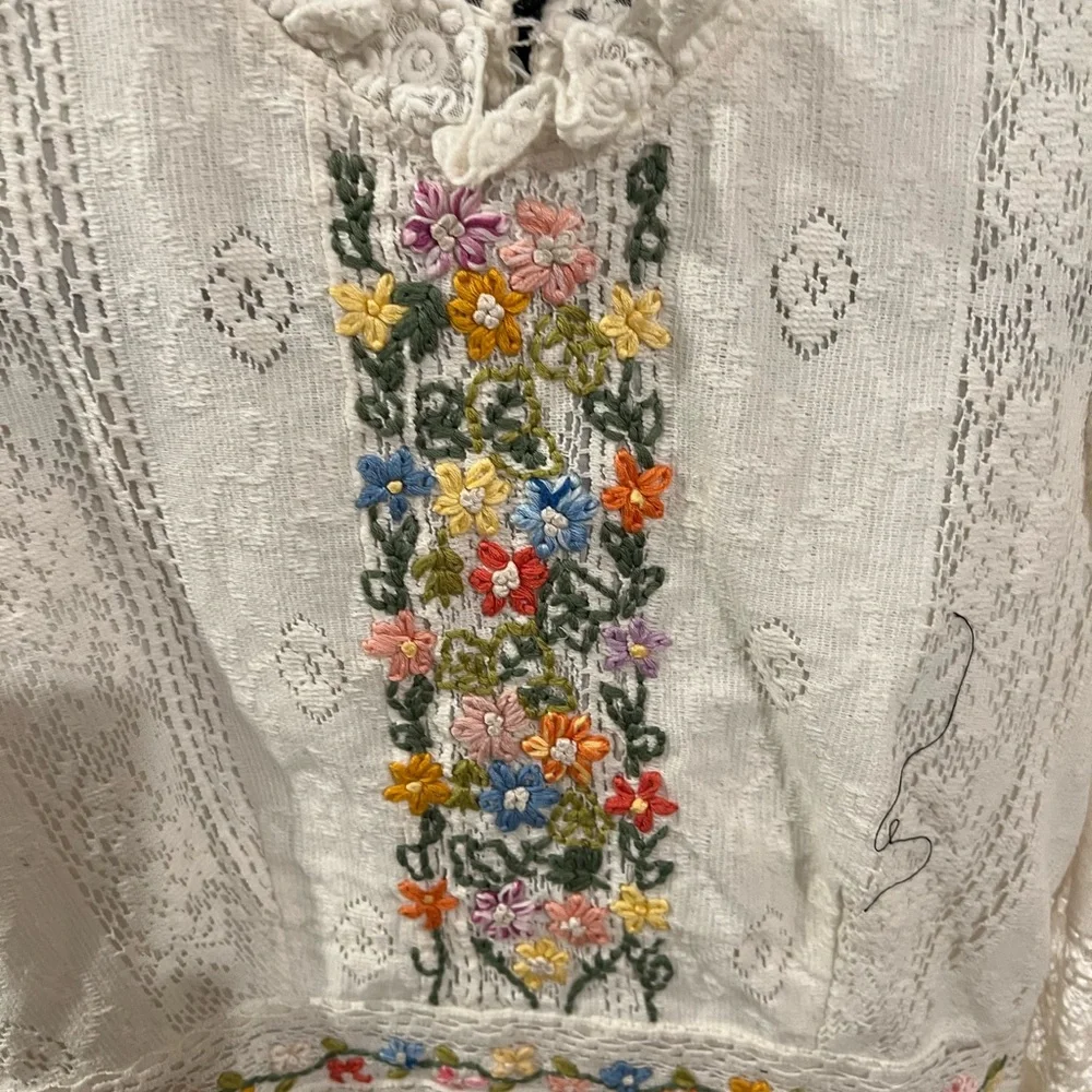 Free People Garden Grace Top, XS NWT